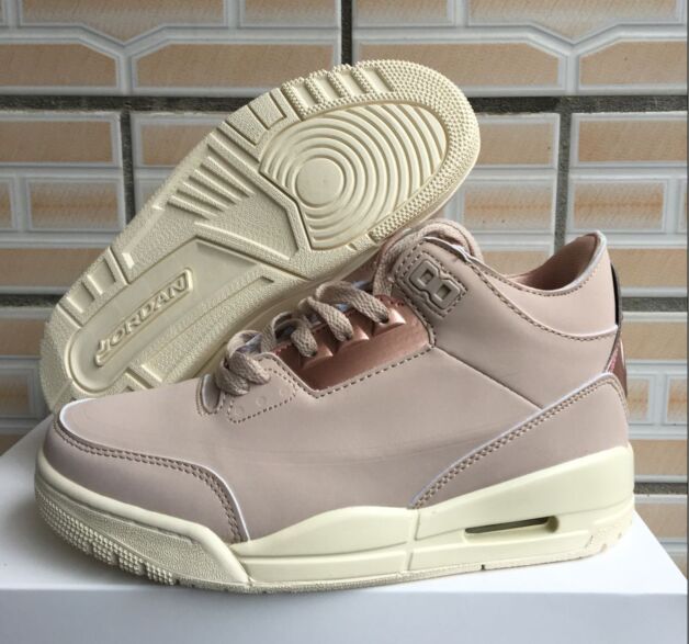 Women Air Jordan 3 Coffe Brozne Shoes